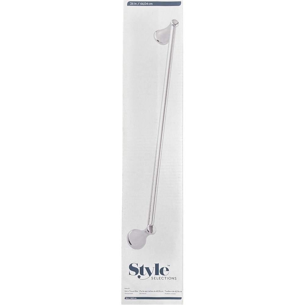 Silver Towel Bar